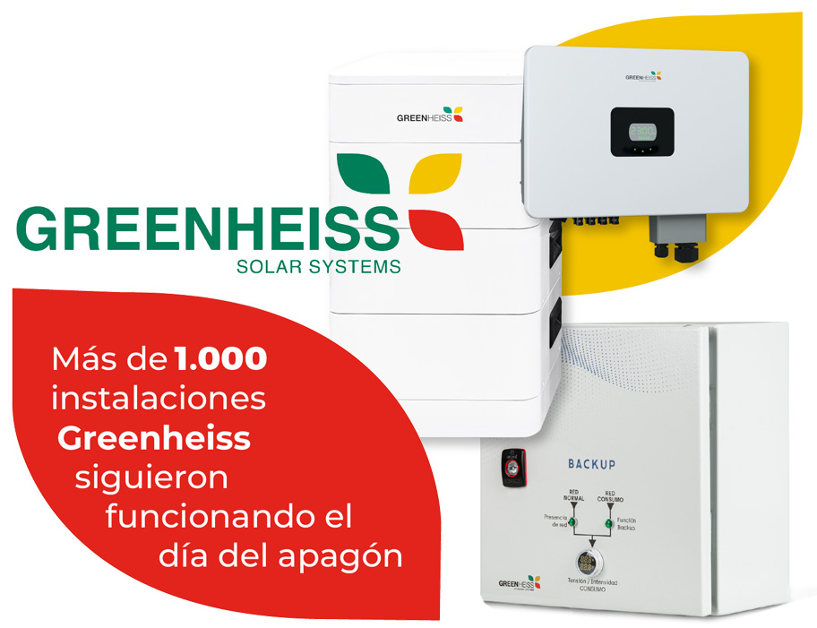 Más de 1.000 instalaciones Greenheiss siguieron funcionando el día del apagón
